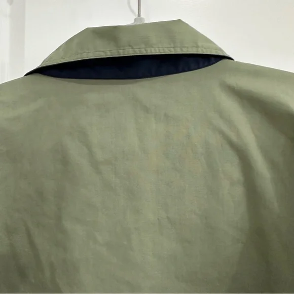 Ralph Lauren Men’s Chaps Jacket Size XL Olive green multicolor plaid lining - Picture 9 of 12